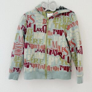 Matilda Jane Field TripTraveling with Holly Hoodie  Zip up hoodie Size 4